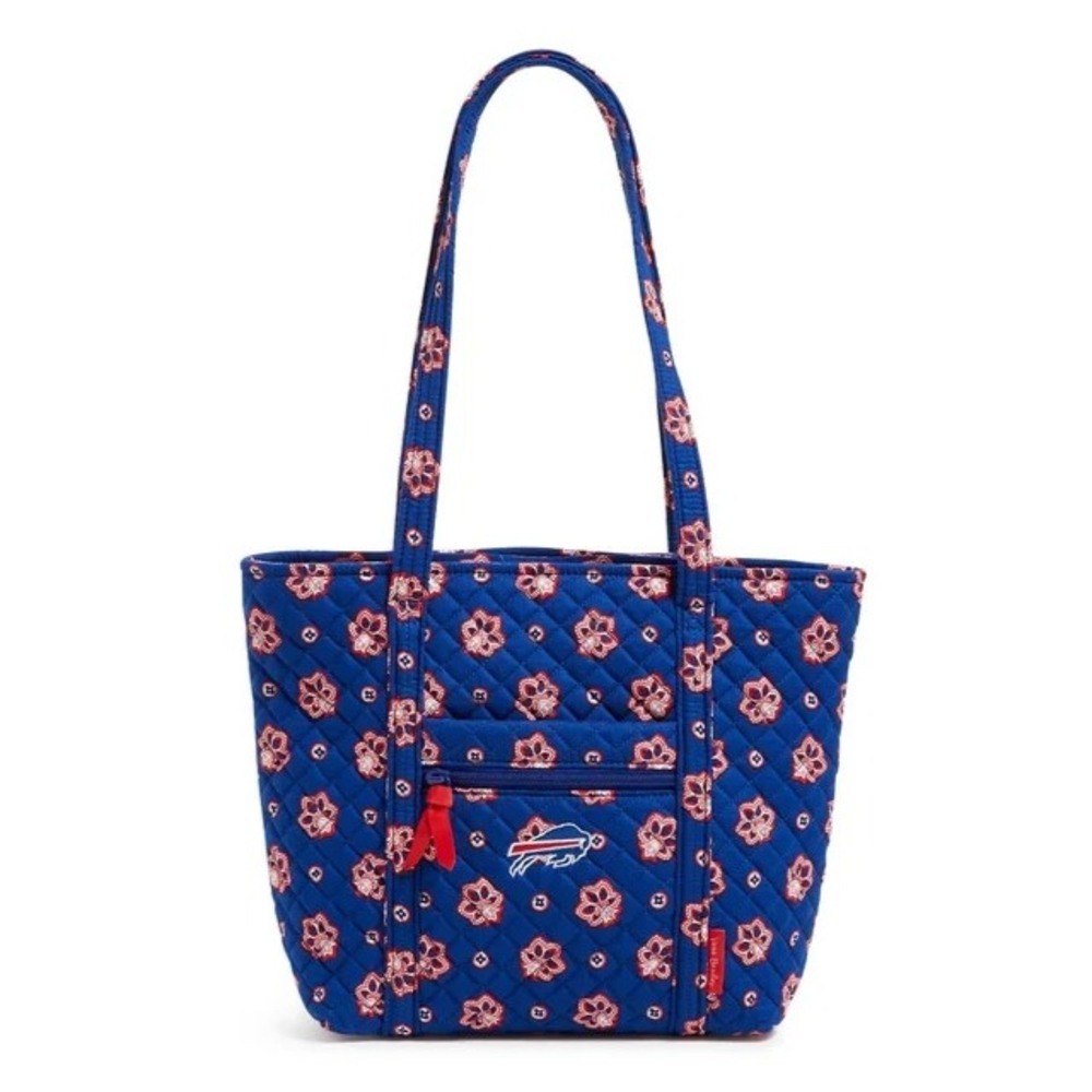 Vera Bradley Women's One Size, Royal Blue/Red Bandana With Buffalo Bills